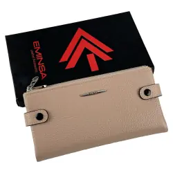 Кошелек женский кожаный Eminsa 2117 37-31 светло-розовый