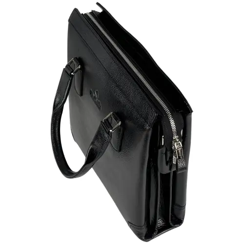 Сумка-портфель мужской кожаный Eminsa 6191 37-1 черный