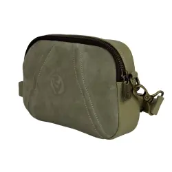 Сумка женская кожаная с замшевой вставкой Vittorio Safino VSL 001 оливковая