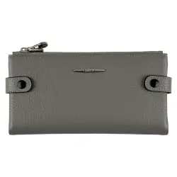 Кошелек женский кожаный Eminsa 2117 37-20 светло-серый