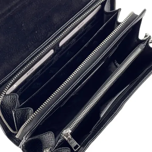 Сумка-барсетка мужская кожаная Bond Non 888-281 черная