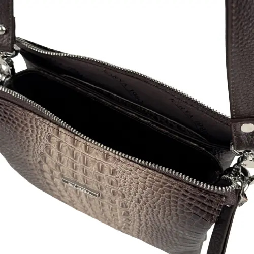 Сумка женская кожаная Karya 3012-562 коричневая