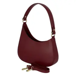 Сумка жіноча шкіряна Genuine Leather 854500025 винна