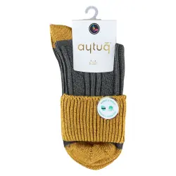 Носки женские Aytug 44429 Cotton высокие хаки Size 36-40