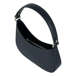 Сумка женская кожаная Genuine Leather 854500025 темно-синяя