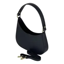 Сумка женская кожаная Genuine Leather 854500025 темно-синяя