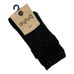 Носки женские Aytug 44055 Cotton высокие чорные Size 36-40