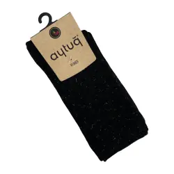 Носки женские Aytug 44055 Cotton высокие чорные Size 36-40