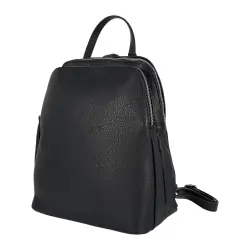 Рюкзак жіночий шкіряний Genuine Leather 05919 D28 чорний