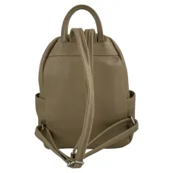 Рюкзак женский кожаный Genuine Leather 543311 светло-бежевый