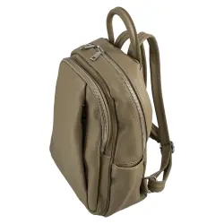 Рюкзак женский кожаный Genuine Leather 543311 светло-бежевый