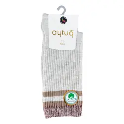 Носки женские Aytug Cotton 41077 высокие светло-серый Size 36-40