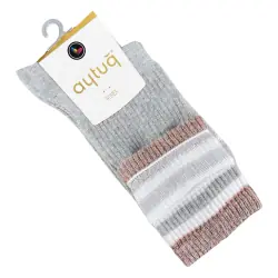 Шкарпетки жіночі Aytug Cotton 41077 високі сірі Size 36-40