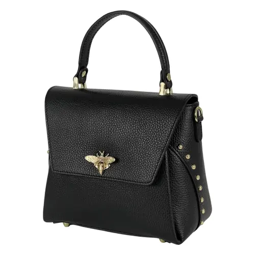 Сумка жіноча шкіряна Genuine Leather 1053 чорна