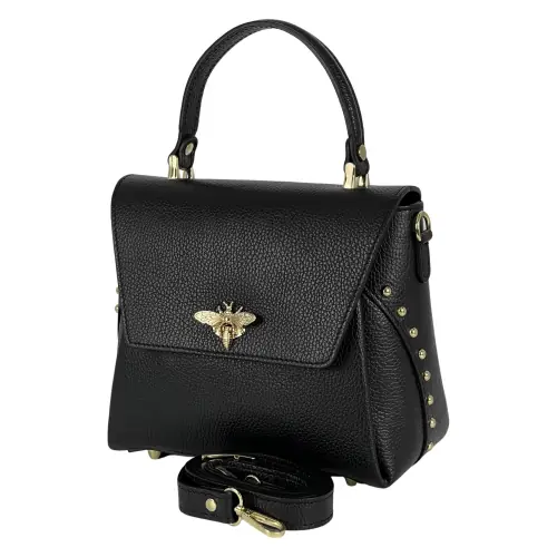 Сумка жіноча шкіряна Genuine Leather 1053 чорна