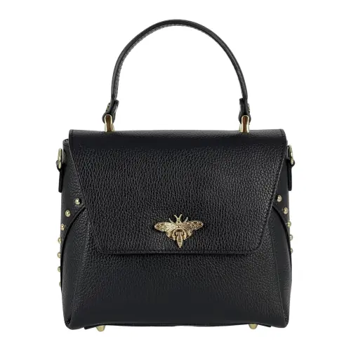 Сумка жіноча шкіряна Genuine Leather 1053 чорна