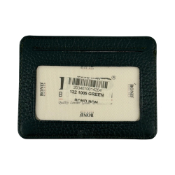 Гаманець картхолдер шкіряний Bond Non 132-1005 темно-зелений