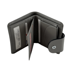 Гаманець жіночий шкіряний Eminsa 2154 37-20 світло-сірий