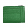 Кошелек картхолдер кожаный Karya 0022-104 зеленый