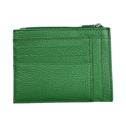 Гаманець картхолдер шкіряний Karya 0022-104 зелений