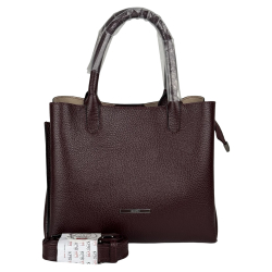 Сумка женская кожаная Karya 2392-243 сливовая