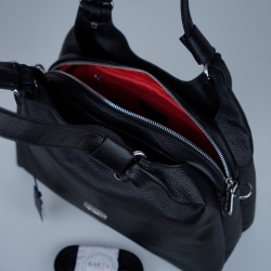 Сумка жіноча шкіряна Karya 2526-45 чорна