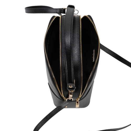 Сумка кросс-боди женская кожаная  Enzo Nori EN1105-1-281 черная