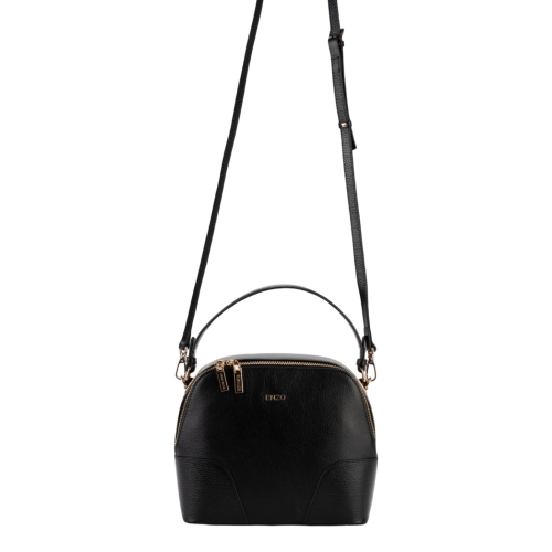 Сумка кросс-боди женская кожаная  Enzo Nori EN1105-1-281 черная