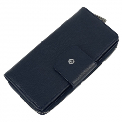 Кошелек женский кожаный Eminsa 2149 18-19 темно-синий