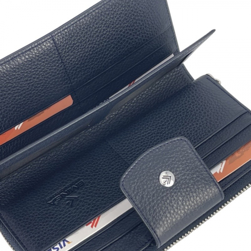 Гаманець жіночий шкіряний Eminsa 2149 18-19 темно-синій