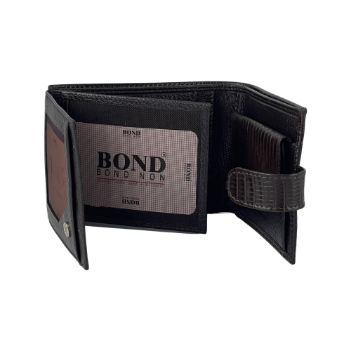Гаманець чоловічий шкіряний Bond 529-903 темно-коричневий