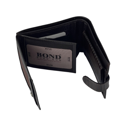Гаманець чоловічий шкіряний Bond 529-903 темно-коричневий