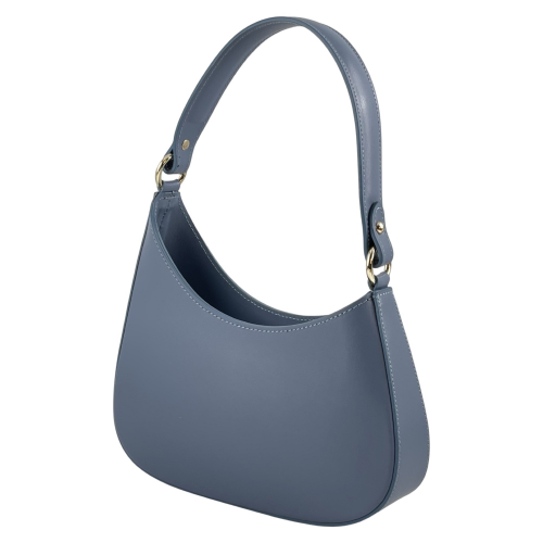 Сумка жіноча шкіряна Genuine Leather 854500025 блакитна