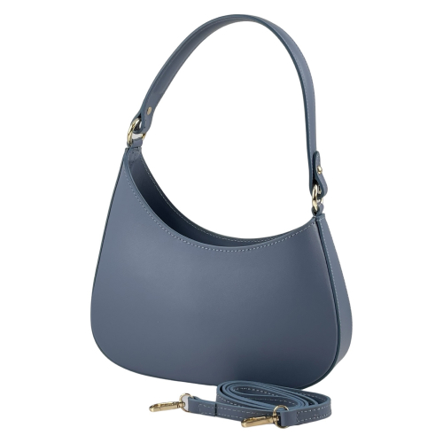 Сумка жіноча шкіряна Genuine Leather 854500025 блакитна