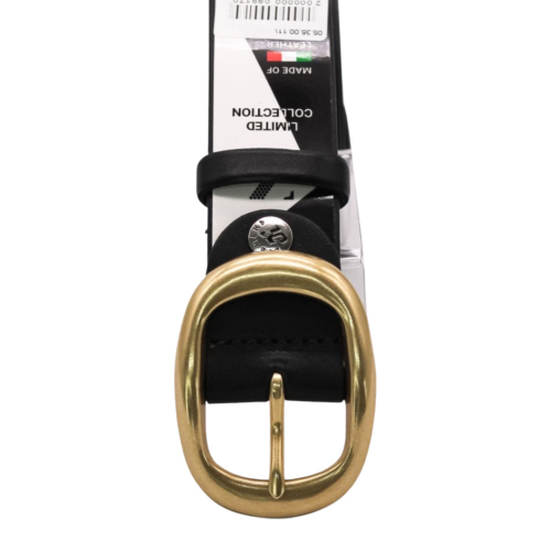 Ремінь жіночий шкіряний Кремінь 05.35.00.11 чорний 125 см