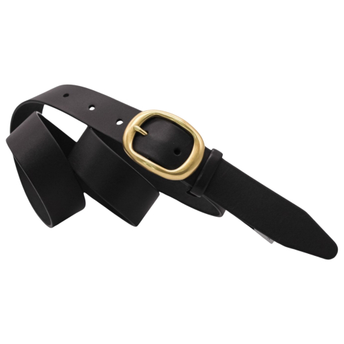 Ремінь жіночий шкіряний Кремінь 05.35.00.11 чорний 125 см