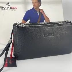 Клатч мужской кожаный Eminsa 5095 37-1 черный