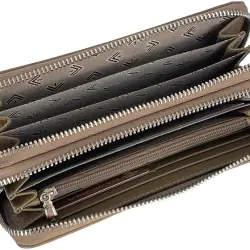 Кошелек женский кожаный Eminsa 2160 37-37 бежевый