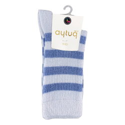 Шкарпетки жіночі Aytug 48003 високі блакитні Size 36-40