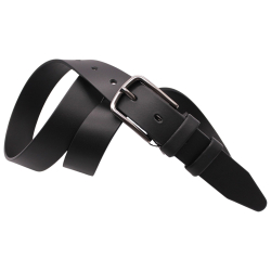 Ремень мужской кожаный Кремень 01.35.77.08 черный 120 см