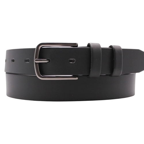 Ремень мужской кожаный Кремень 01.35.77.08 черный 120 см