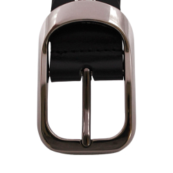 Ремінь чоловічий шкіряний Кремінь 01.35.00.204 чорний 110 см