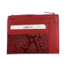 Кошелек картхолдер кожаный Karya 0022-019 красный