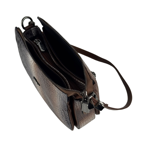 Сумка жіноча шкіряна Karya 5069-562 коричнева