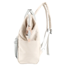 Рюкзак Himawari 1881-27 шампань із блакитною кишенею