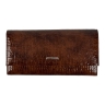Кошелек женский кожаный лакированный Karya 1071-578 коричневый