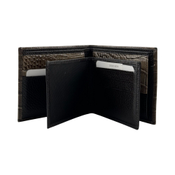 Гаманець чоловічий під крокодилячу шкіру Bond 519-354 оливковий