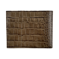 Гаманець чоловічий під крокодилячу шкіру Bond 519-354 оливковий