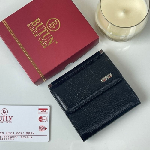 ​Гаманець жіночий шкіряний Butun 590-004 001 чорний