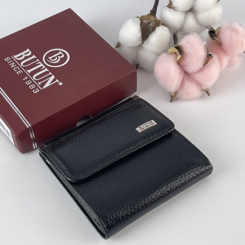 ​Гаманець жіночий шкіряний Butun 590-004 001 чорний